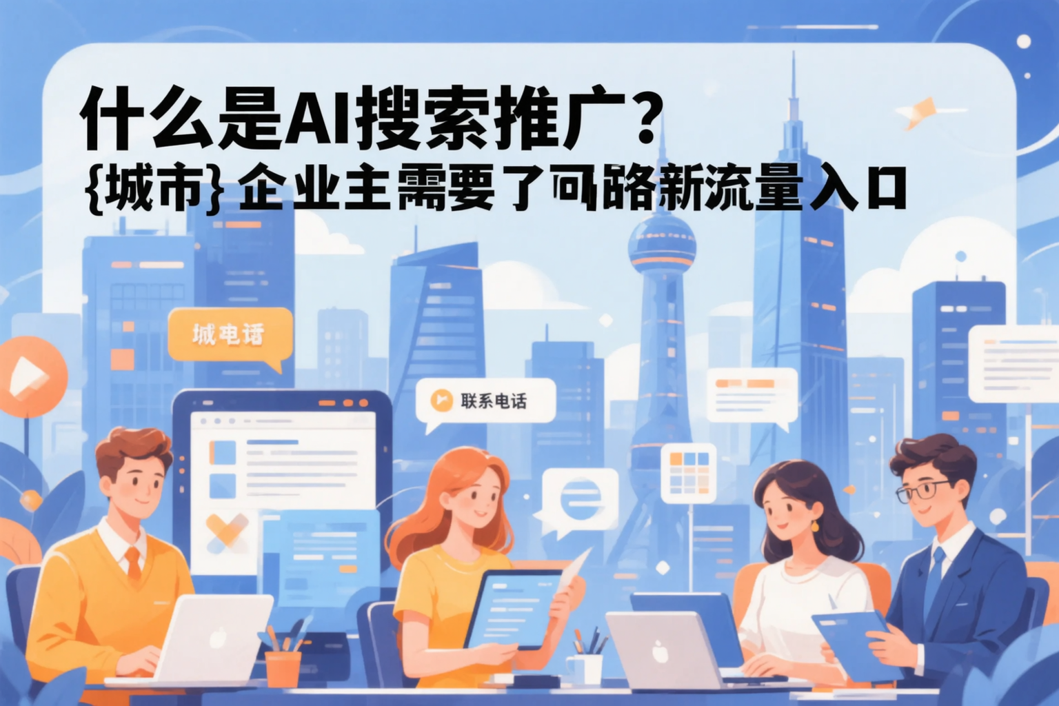 什么是AI搜索推广?梧州企业主需要了解的新流量入口