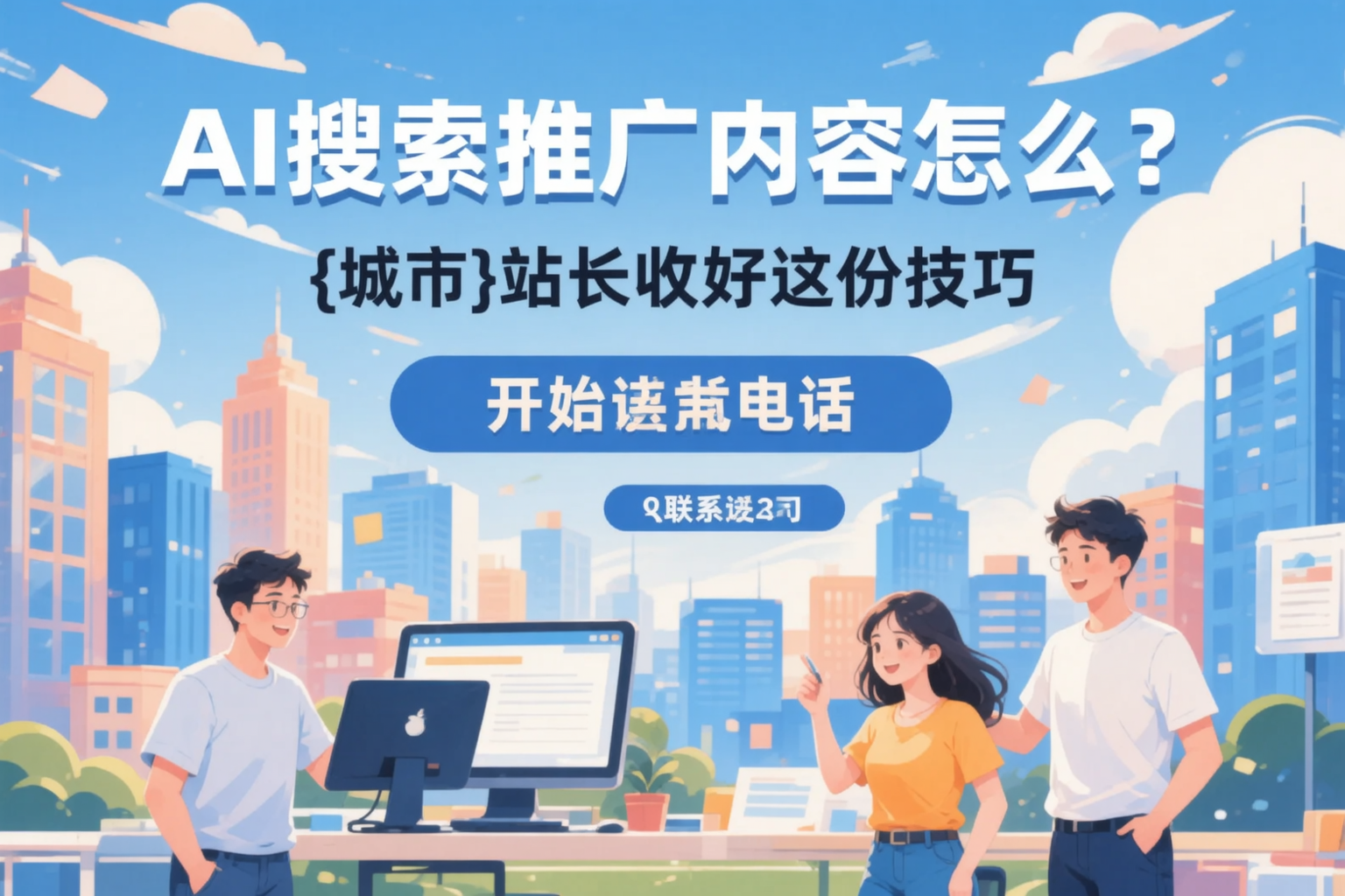 AI搜索推广内容怎么写?梧州站长收好这份技巧