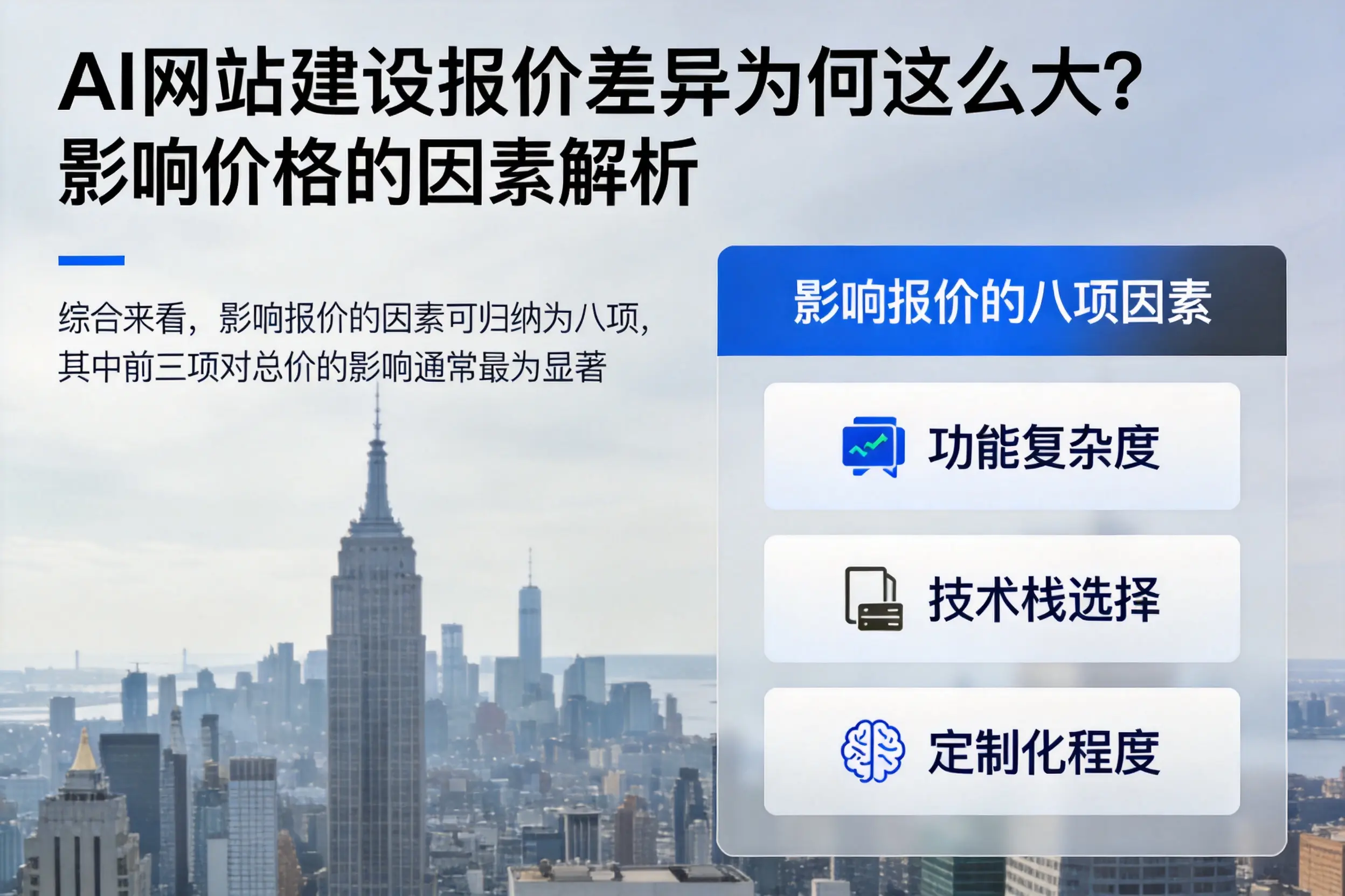 梧州AI网站建设报价差异为何这么大?影响价格的因素解析