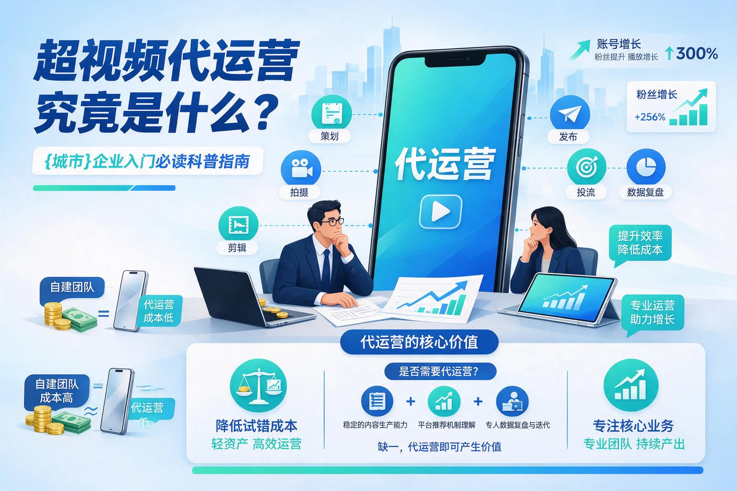 短视频代运营究竟是什么？梧州企业入门必读科普指南