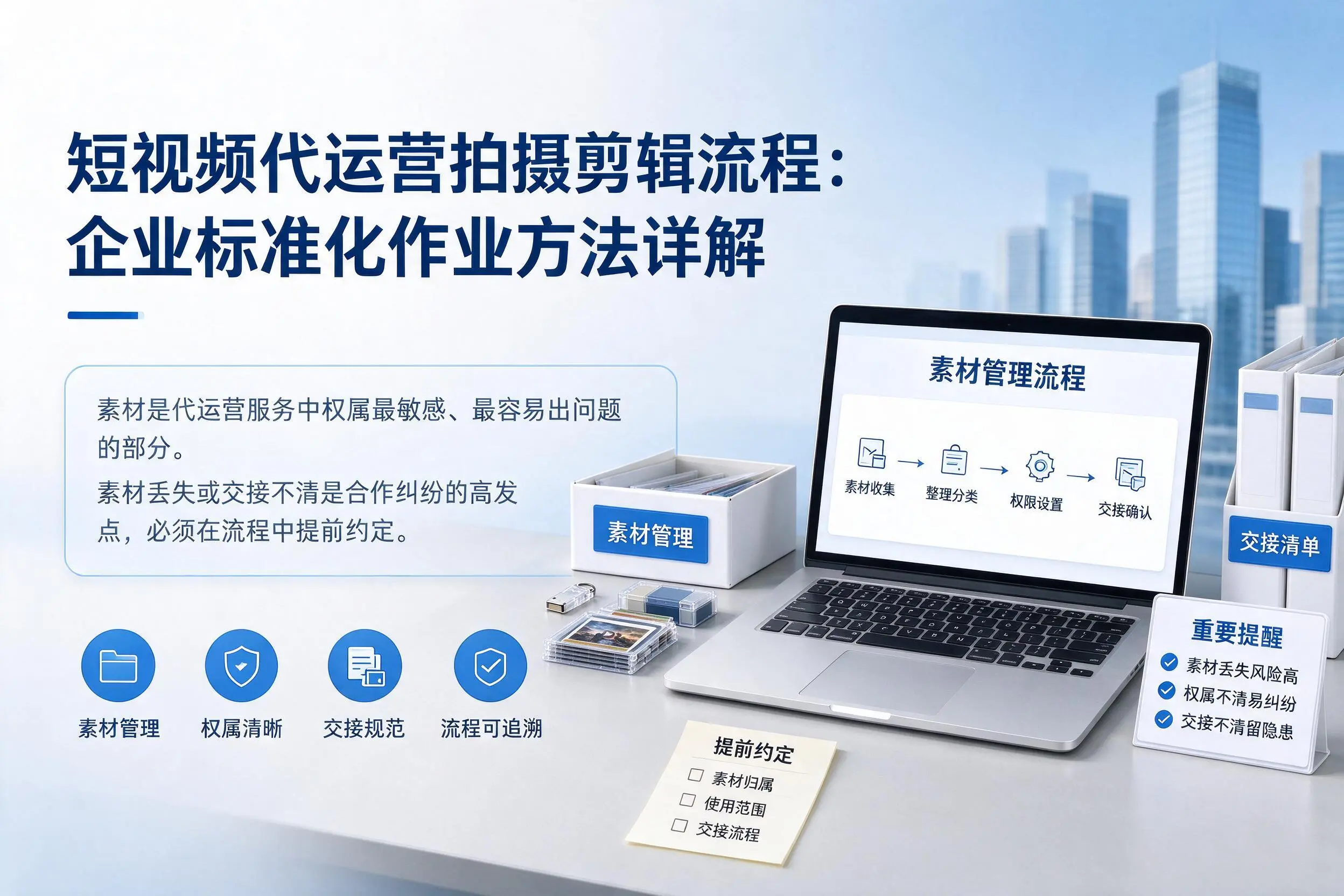 短视频代运营拍摄剪辑流程：梧州企业标准化作业方法详解