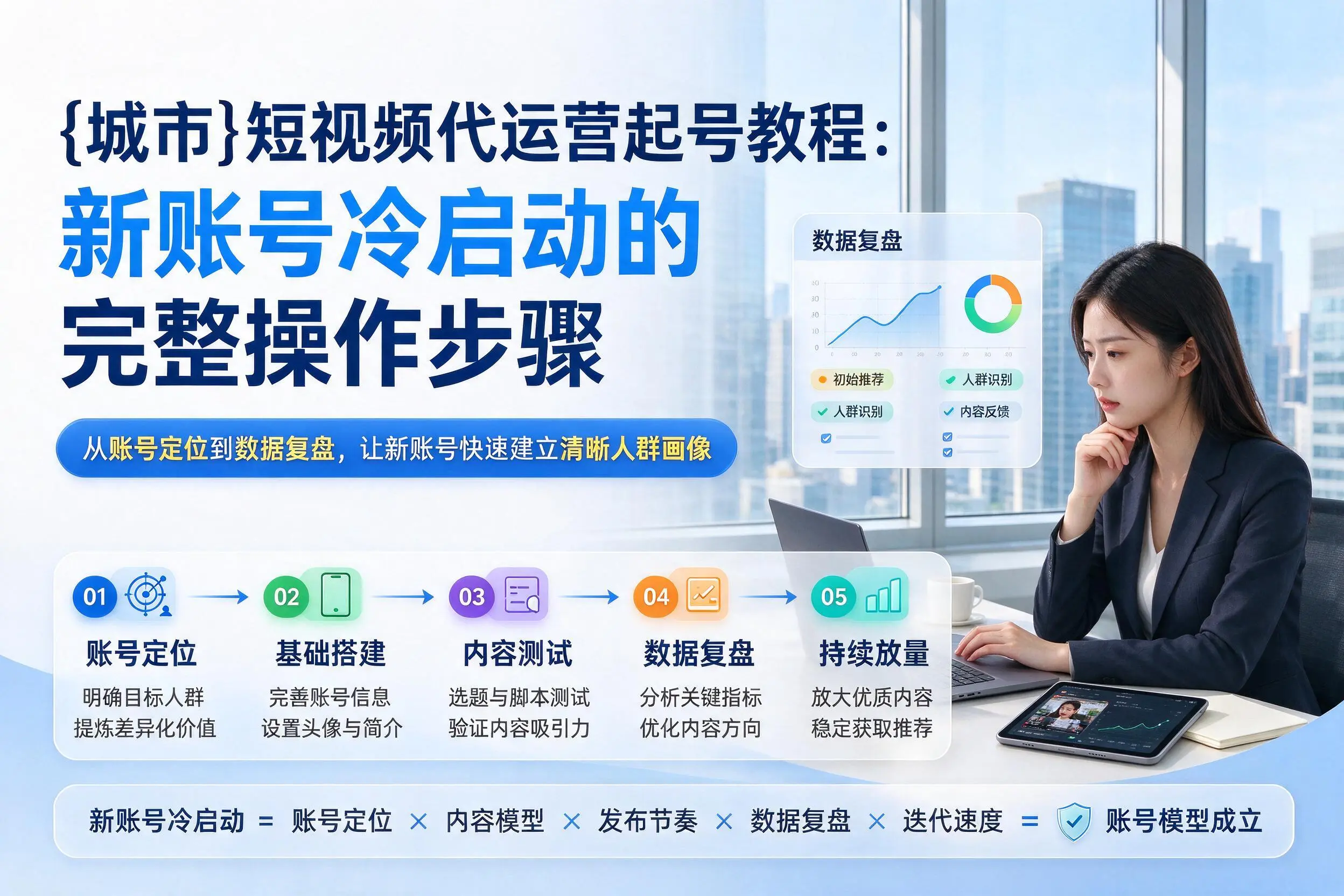 梧州短视频代运营起号教程：新账号冷启动的完整操作步骤