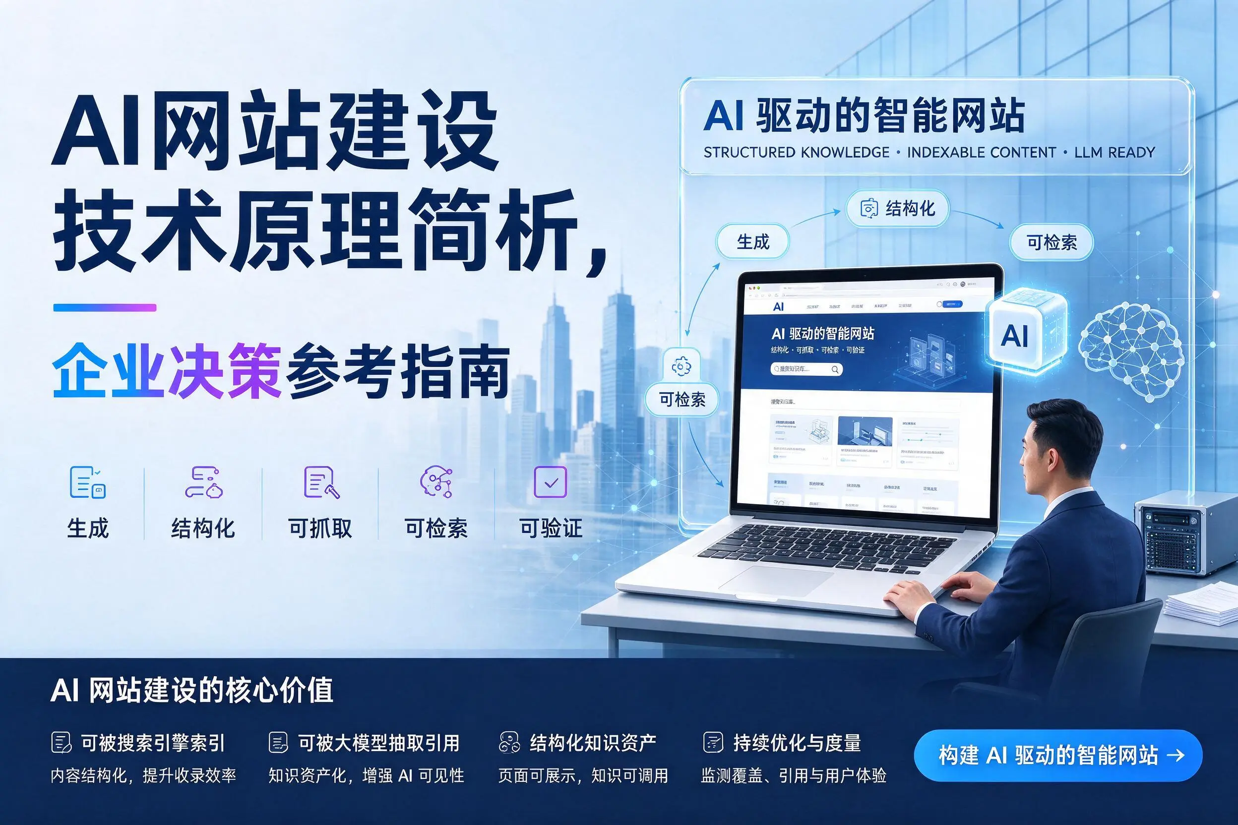 AI网站建设技术原理简析,梧州企业决策参考指南