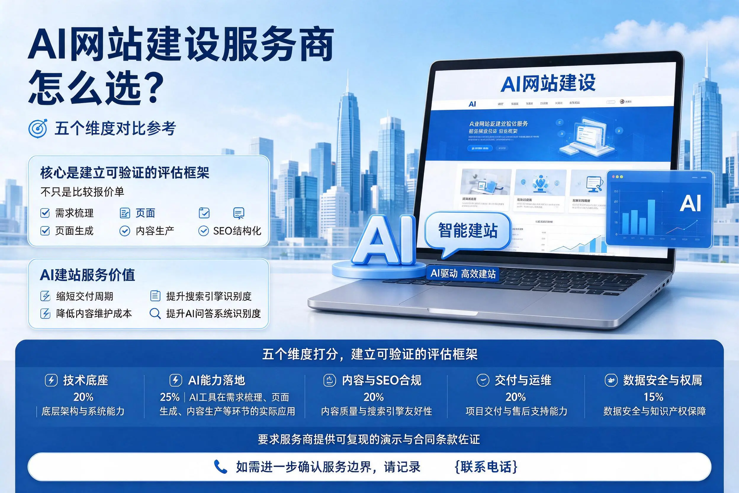 梧州AI网站建设服务商怎么选?五个维度对比参考