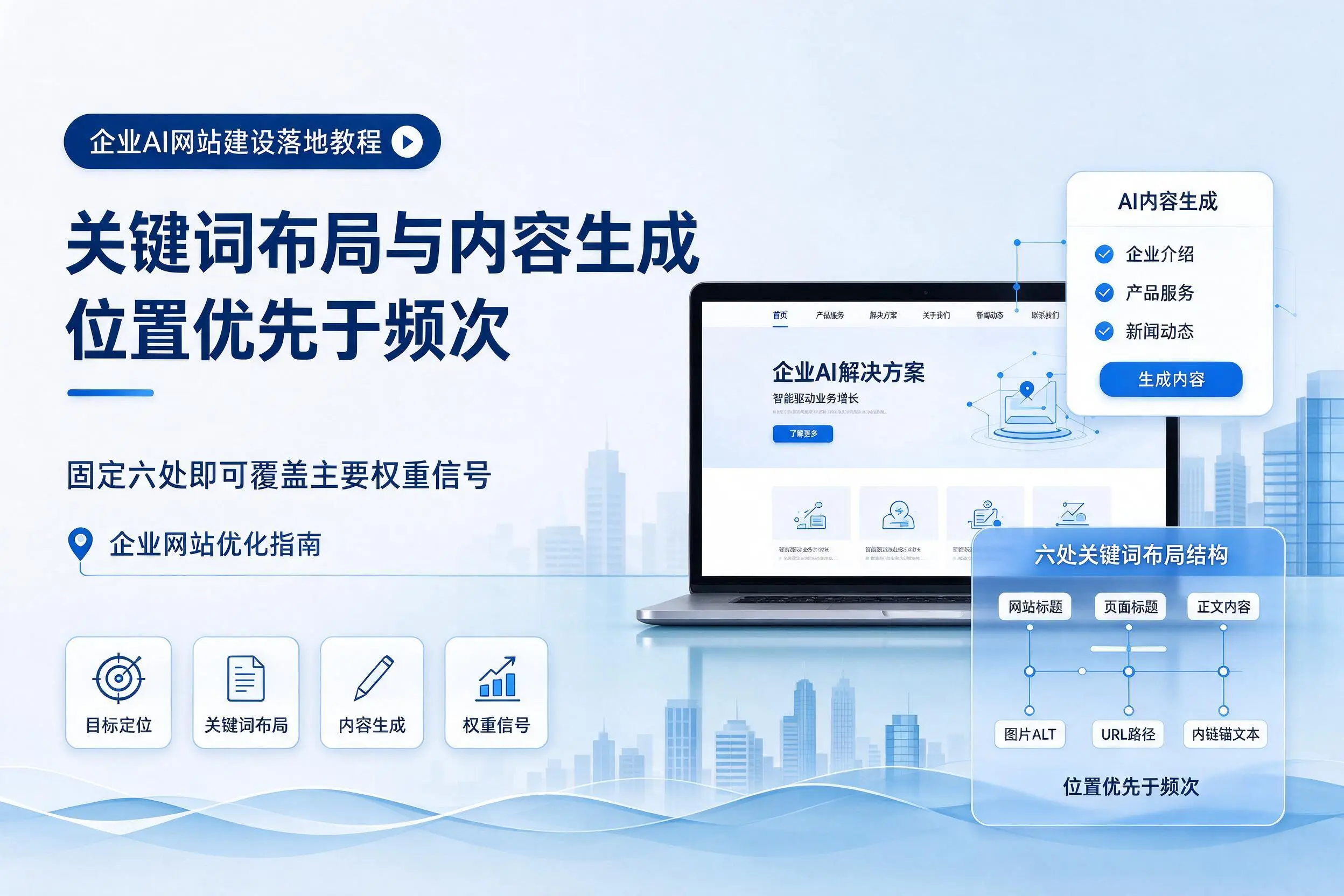 梧州企业AI网站建设落地教程:关键词布局与内容生成